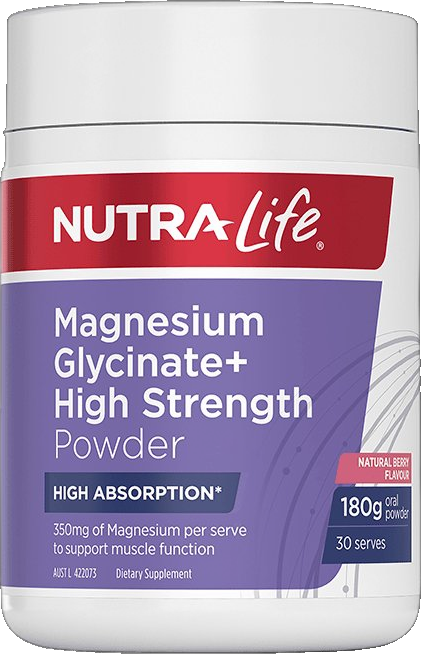 Magnesium Glycinate + High Strength Powder