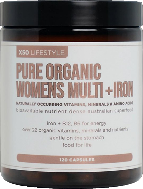 Pure Organic Womens Multi + Iron