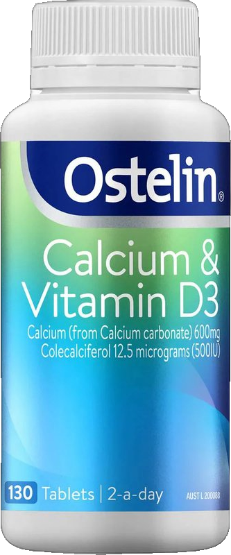 Calcium & Vitamin D Tablets With D3 For Bones + Immunity