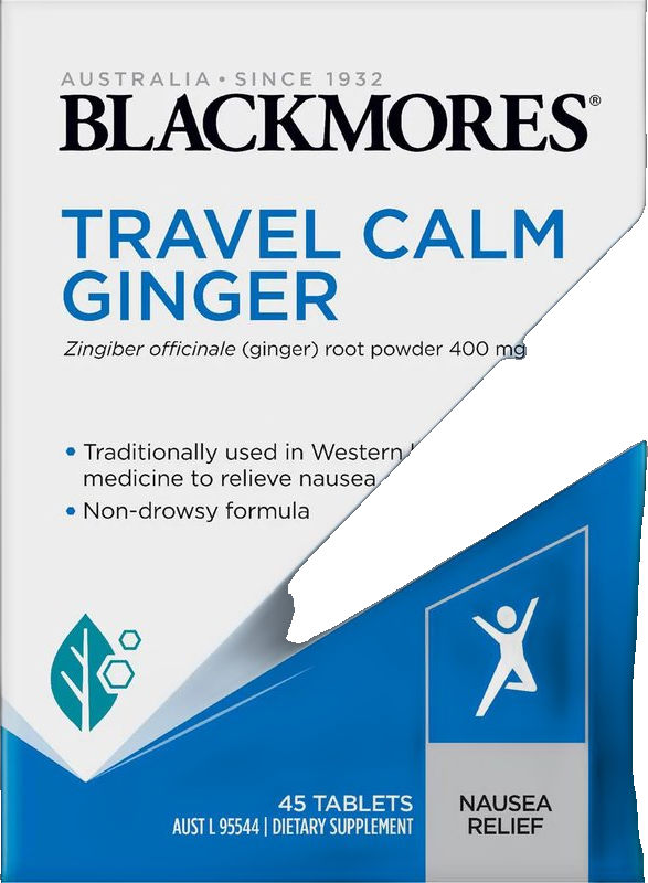 Travel Calm Ginger Anti-Nausea Vitamin Tablet