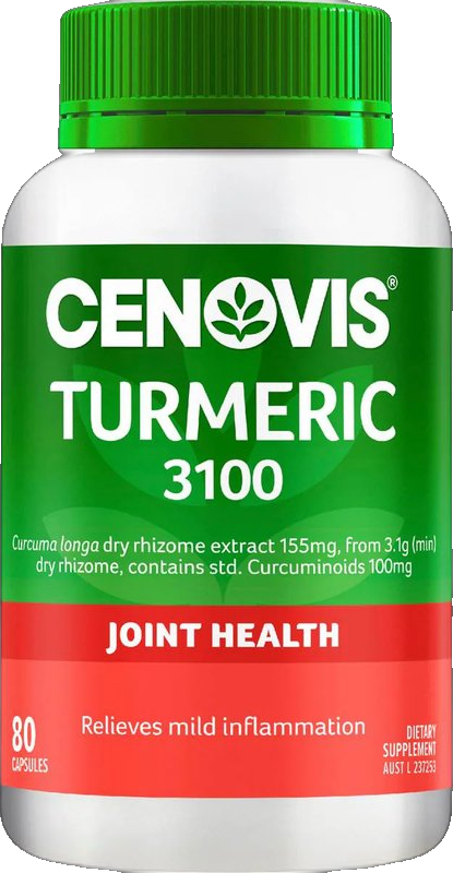 Turmeric 3100 Capsules With Curcuminoids For Joint Health