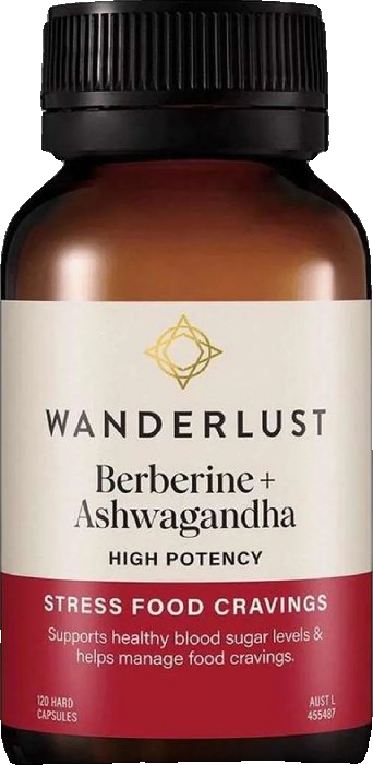 Wanderlust Berberine + Ashwagandha 120 Capsule