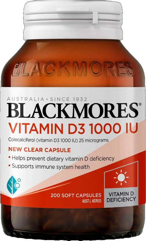 Vitamin D3 1000IU Bone Health Immunity Capsule