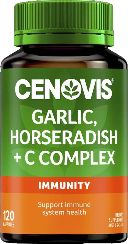 Garlic Horseradish + Vitamin C Complex For Immune Support