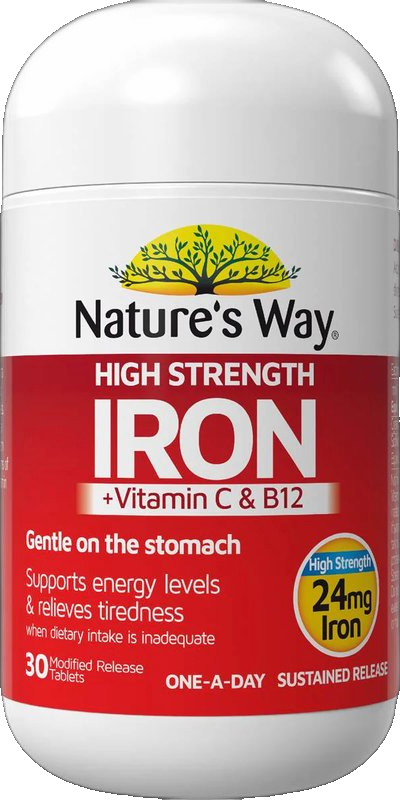 High Strength Iron + Vitamin C & B12 Tablet