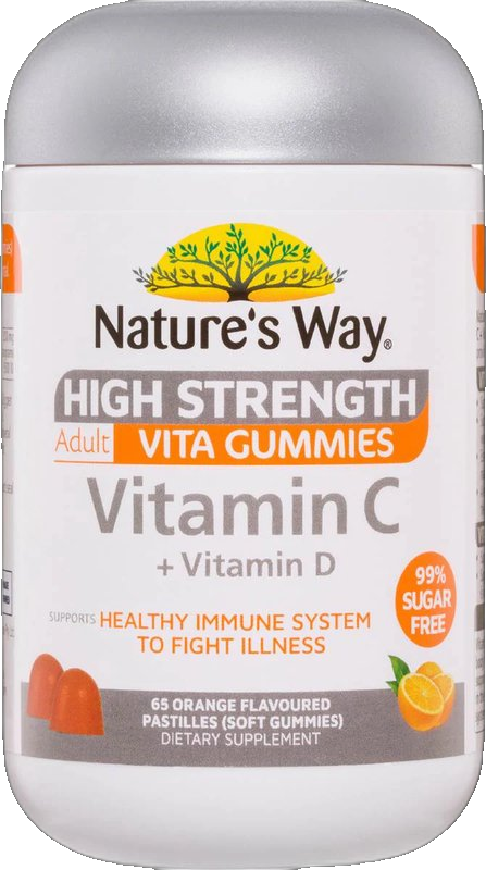 High Strength Vitamin C + Vitamin D Adult Vita Gummies