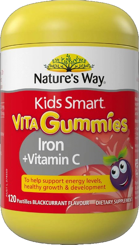 Kids Smart Vita Gummies Iron + Vitamin C Pastilles