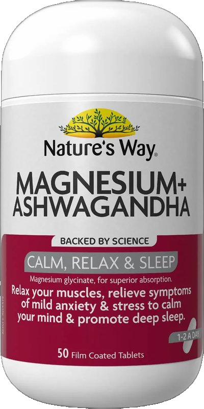 Magnesium + Ashwagandha Film Coated Tablet