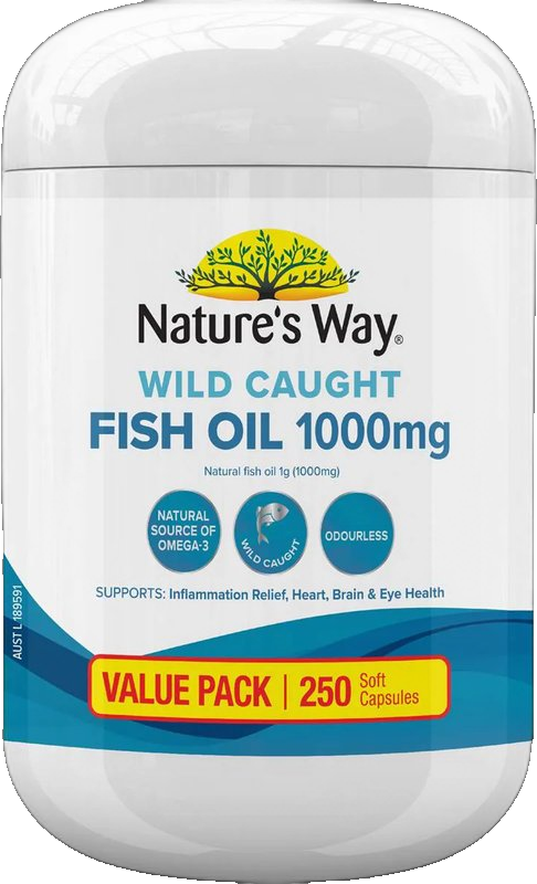 Wild Caught Fish Oil 1000mg Soft Capsule