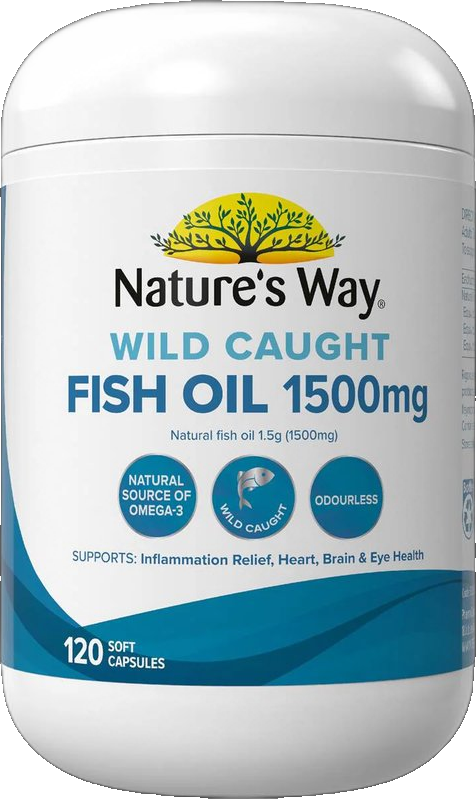 Wild Caught Fish Oil 1500mg Soft Capsule