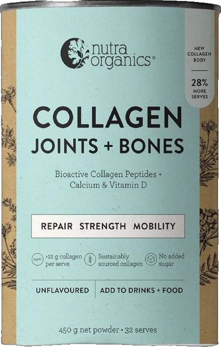 Nutra Organics Collagen Joints & Bones Powder