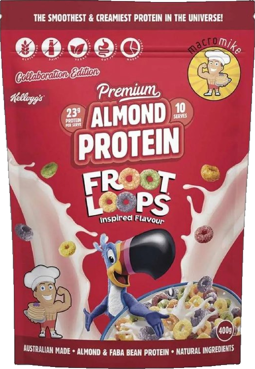 Macro Mike Almond Protein Froot Loops Inspired