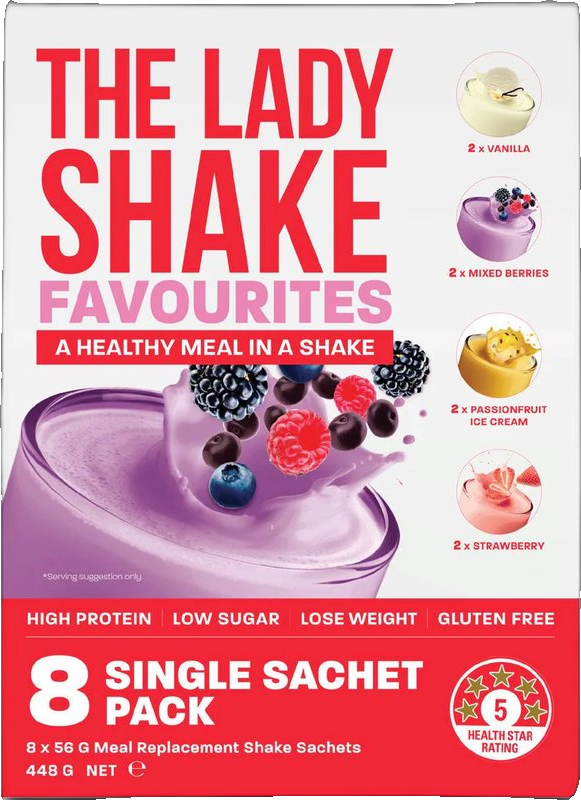The Lady Shake Favourites Meal Replacement Powder Sachet