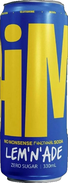 JiM Protein + Prebiotic Functional Soda No Sugar Lem'n'ade
