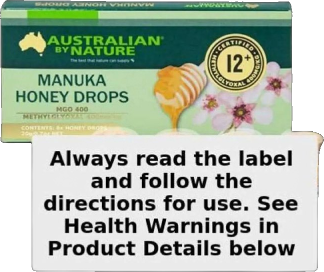 Manuka Honey Drops 12 + (MGO 400)