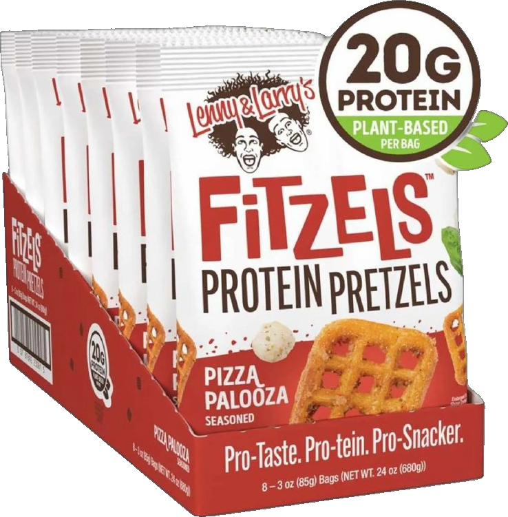 Lenny & Larry's Pizza Palooza FITZELS High Protein Plant Based Pretzels