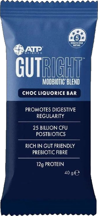 ATP Science Gutright Microbiotic Blend Choc Liquorice Bar Flavoured