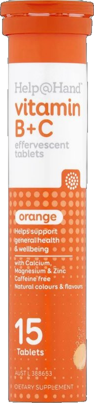 Vitamin B Plus C Effervescent Tablet Flavoured