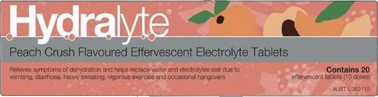 Effervescent Electrolyte Tablet Flavoured