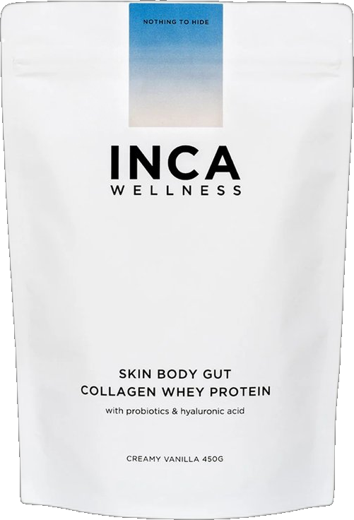 Inca Organics Skin Body Gut Collagen Whey Protein Flavoured