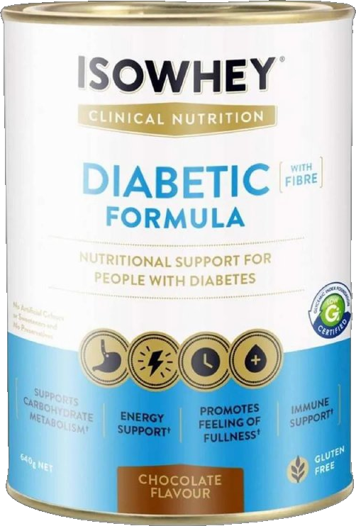 Isowhey Clinical Nutrition Diabetic Formula Flavoured