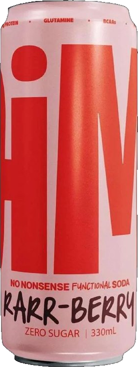 JiM Protein + Prebiotic Functional Soda No Sugar Rarr-Berry