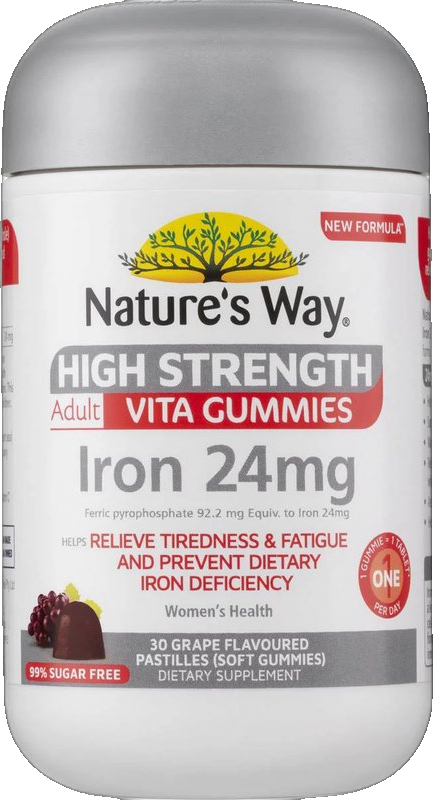 Adult Vita Gummies 24mg Iron Flavoured