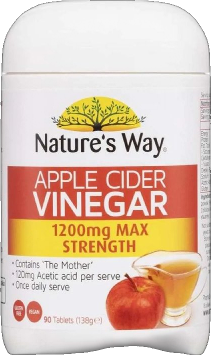 Apple Cider Vinegar Max 1200mg 90 Tablet Flavoured