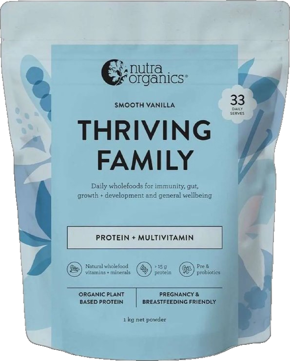 Nutra Organics Thriving Family Protein Smooth Flavoured