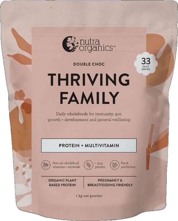 Nutra Organics Thriving Family Protein Double Flavoured