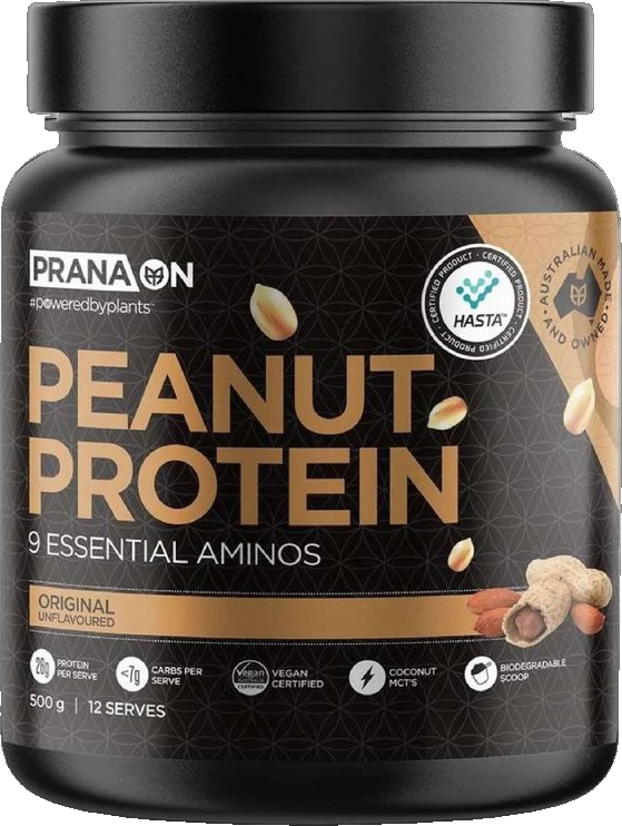 PranaOn Vegan Peanut Protein Powder Flavoured
