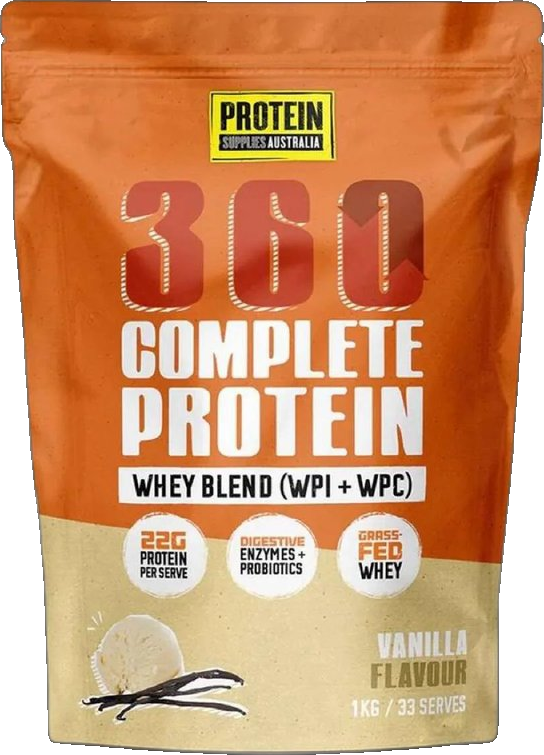 Protein Supplies Australia 360 Whey Protein Powder Flavoured