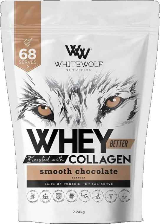 White Wolf Nutrition Whey Better Protein + Collagen Smooth Choco