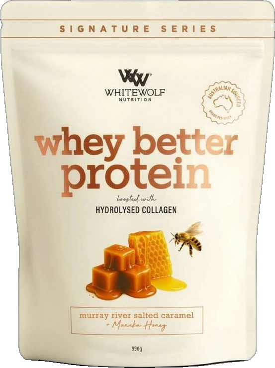 White Wolf Nutrition Whey Better Protein Powder with Collagen Flavoured