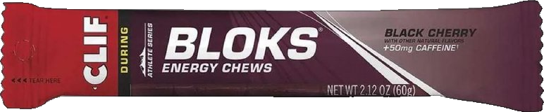 Bloks Energy Chews Black Cherry + 50mg Caffeine
