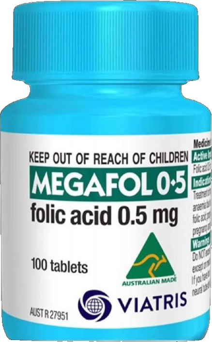 Folic Acid (0.5mg) 100 Tablet