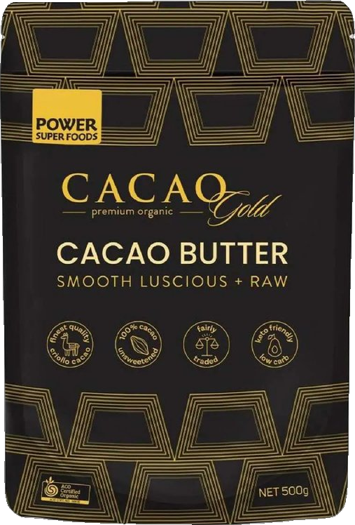 Certified Organic Cacao Gold Butter Chunks