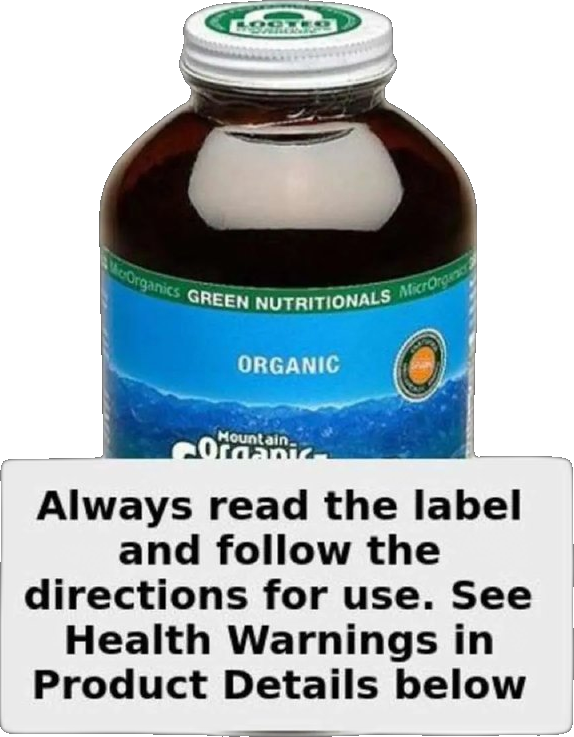 MicrOrganics Green Nutritionals Mountain Organic Spirulina Powder