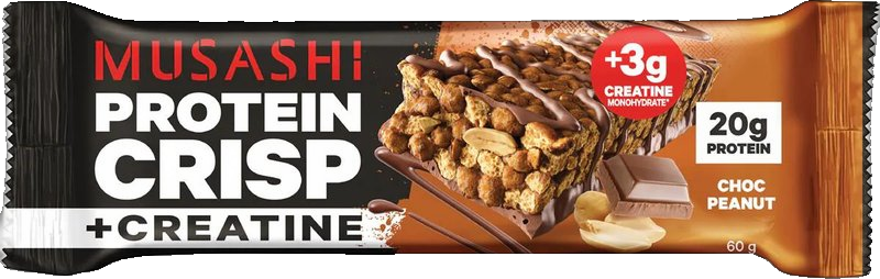 Musashi Protein Crisp & Creatine Bar Flavoured