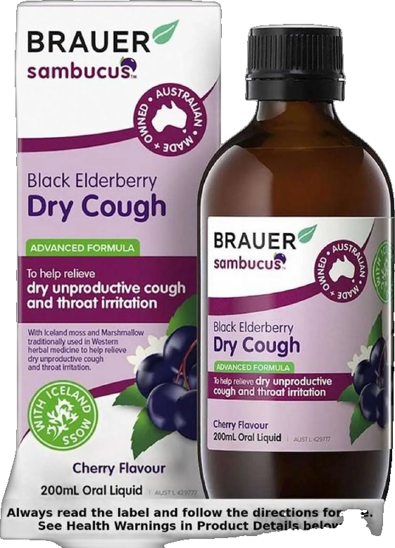Brauer Black Elderberry Dry Cough