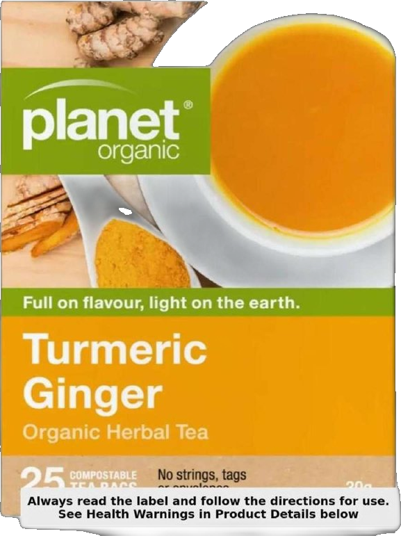 Planet Organic Turmeric Ginger Tea Bags