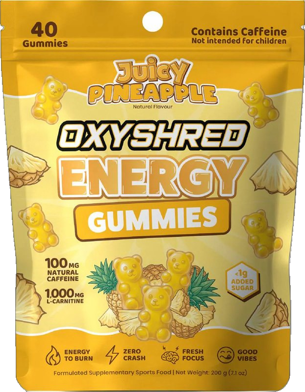 OxyShred Energy Gummies Flavoured
