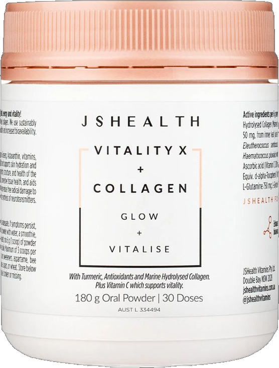 Vitality X + Collagen Glow + Vitalise by JSHealth Vitamins